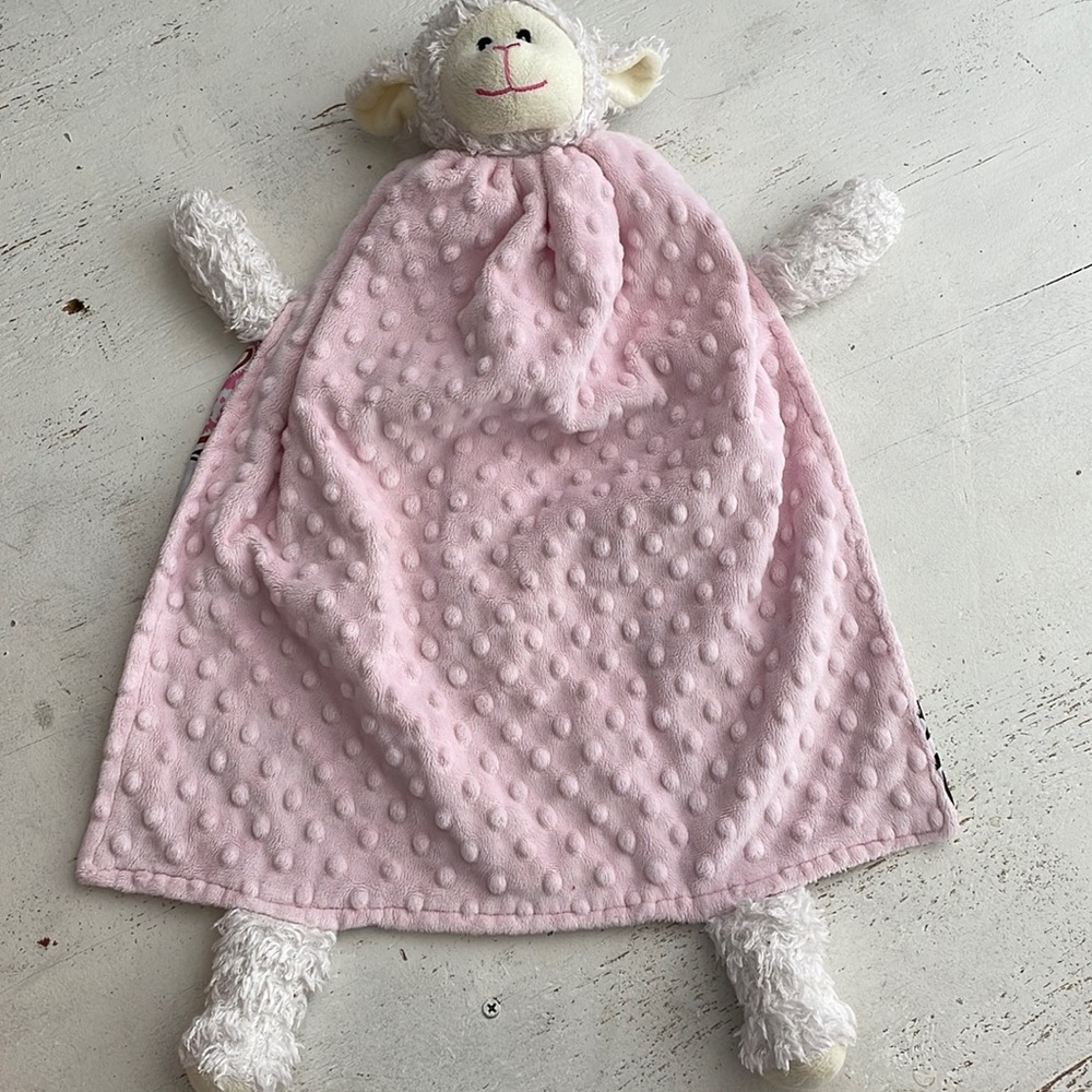 [ Fat Rat Family Soft Sheep Baby Stroller Blanket Textured Toy ]